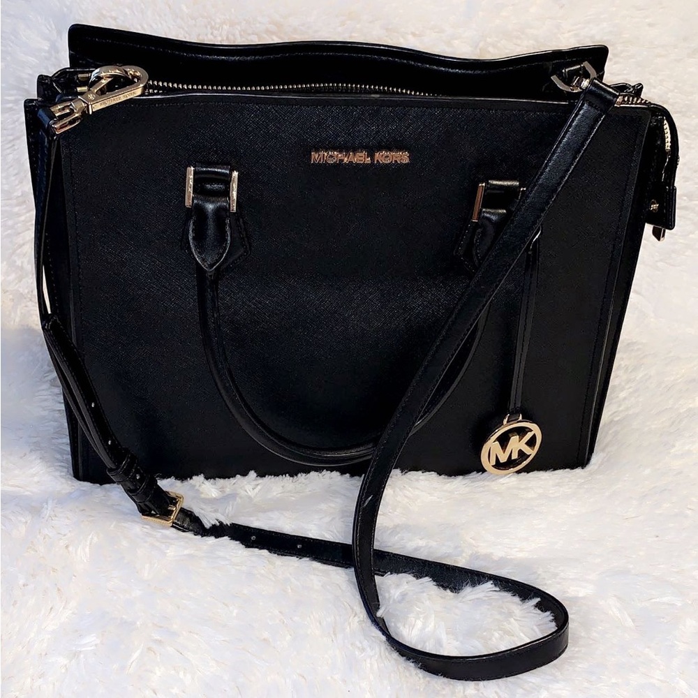 GUC MICHAEL KORS HANDBAG/CROSSBODY-Black